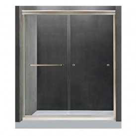 Frame Sliding Door Accessories with Tempered Glass 04S02